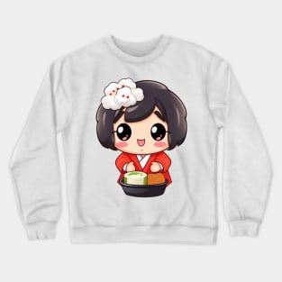 kawaii bento sushi T-Shirt cute  funny Crewneck Sweatshirt